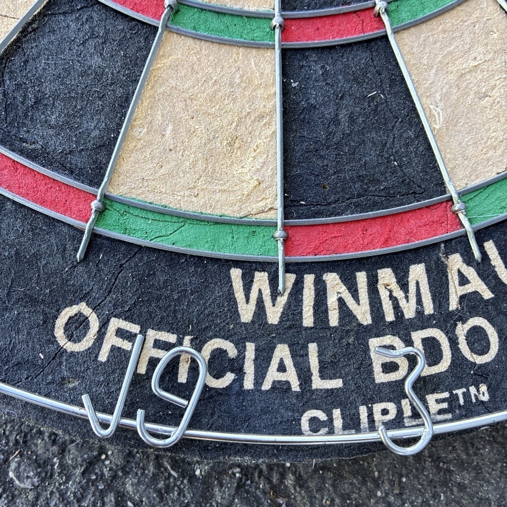 Vintage Winmau Accudart Official British Dart Organization (BDO) Board - Picture 9 of 16